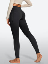IUGA Heatlab® Sandwich Waistband Fleece Lined No Front Seam Leggings