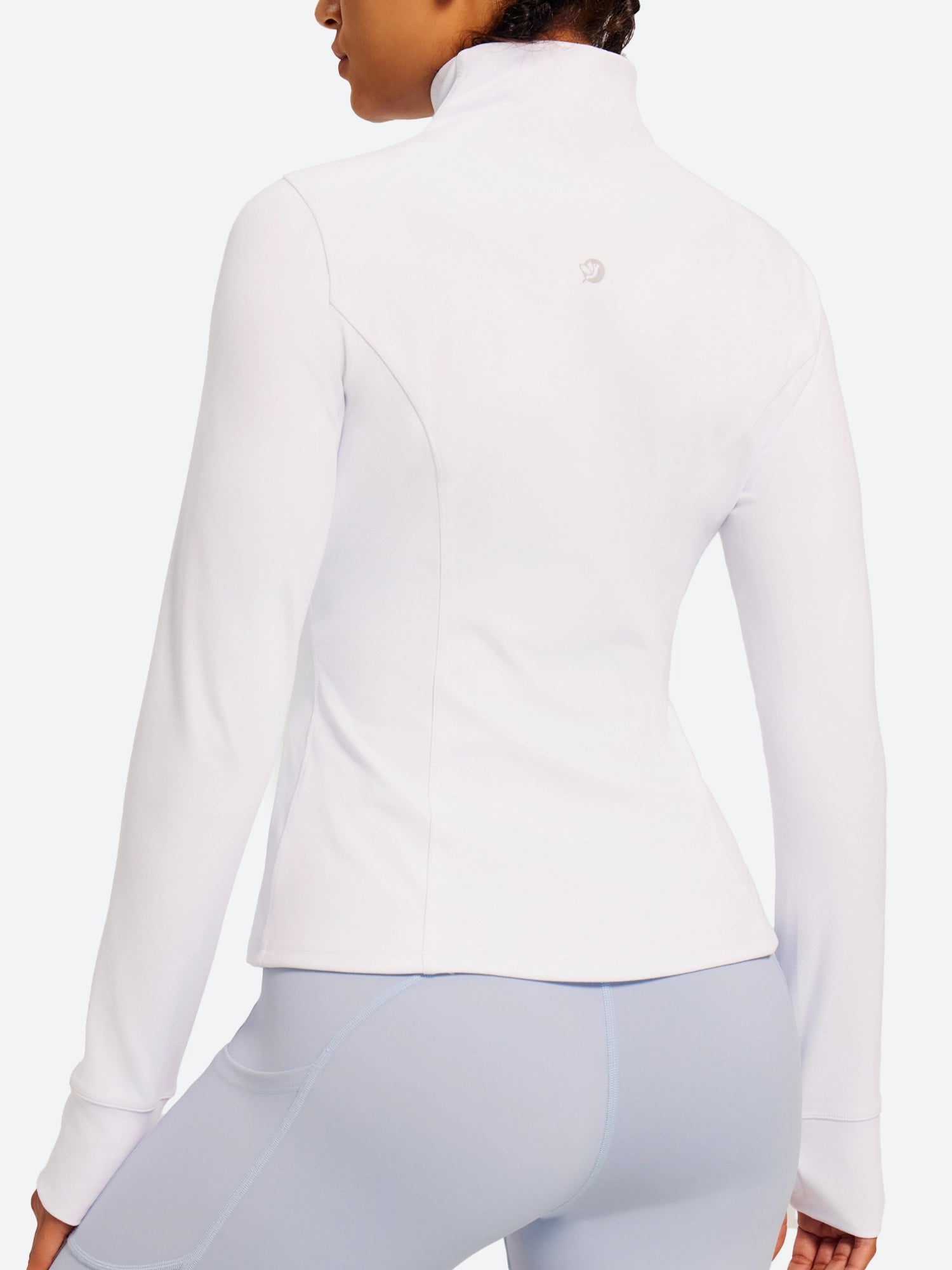 IUGA FlexTight Full Zip Lightweight Running Track Jacket With Thumbholes