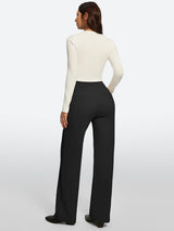 IUGA Fleece Lined Wide Leg Yoga Pants With Pockets | Affordable Yoga Leggings & Activewear by IUGA