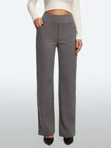 IUGA Fleece Lined Wide Leg Yoga Pants With Pockets | Affordable Yoga Leggings & Activewear by IUGA