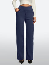 IUGA Fleece Lined Wide Leg Yoga Pants With Pockets | Affordable Yoga Leggings & Activewear by IUGA