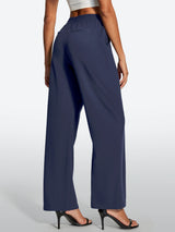 IUGA High-Waisted Waffle Work Pants