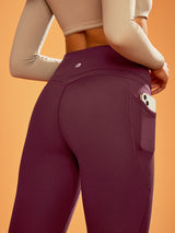 IUGA Heatlab® Sandwich Waistband Fleece Lined No Front Seam Leggings