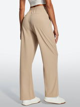 IUGA High-Waisted Waffle Work Pants