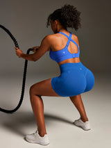 IUGA High Impact Adjustable Criss Cross Back Sports Bra | Affordable Yoga Leggings & Activewear by IUGA