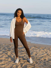 IUGA One Piece Tummy Control Jumpsuits with Pockets