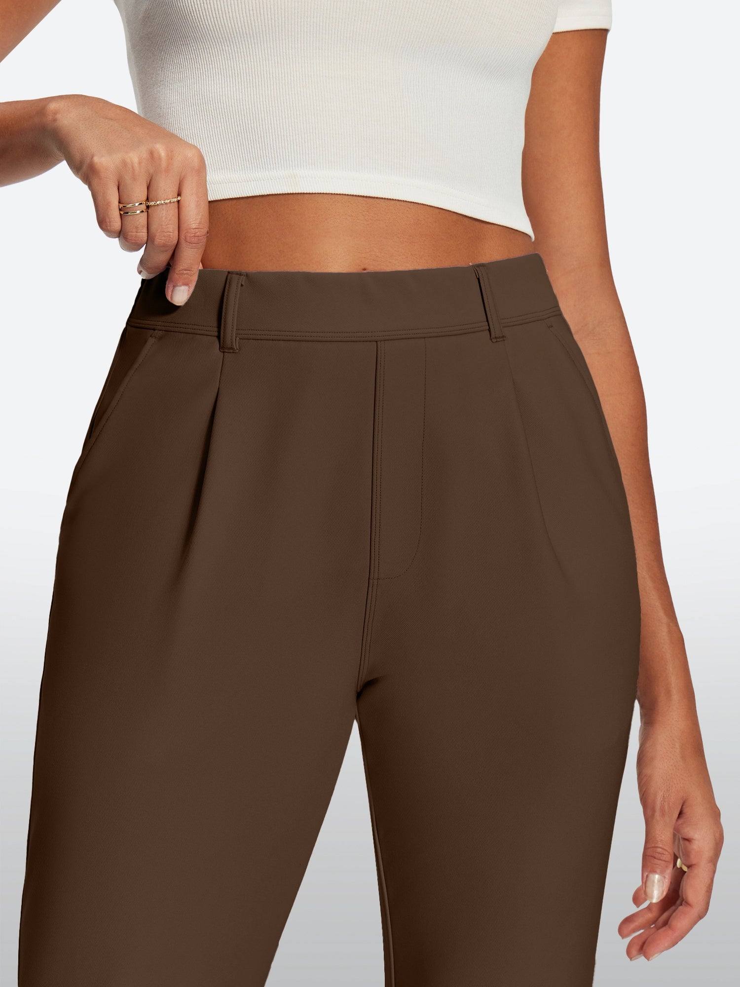 IUGA Stretch Comfy Skinny Leg Work Casual Pants