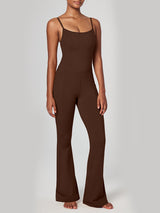 IUGA Flare Jumpsuits for Women with Built-in Bra