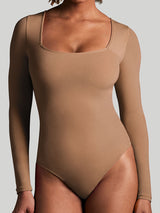 IUGA ButterLab™ Long Sleeve Square Neck Bodysuits for Women