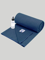 IUGA Microfiber Non Slip Yoga Mat Towel dark blue
