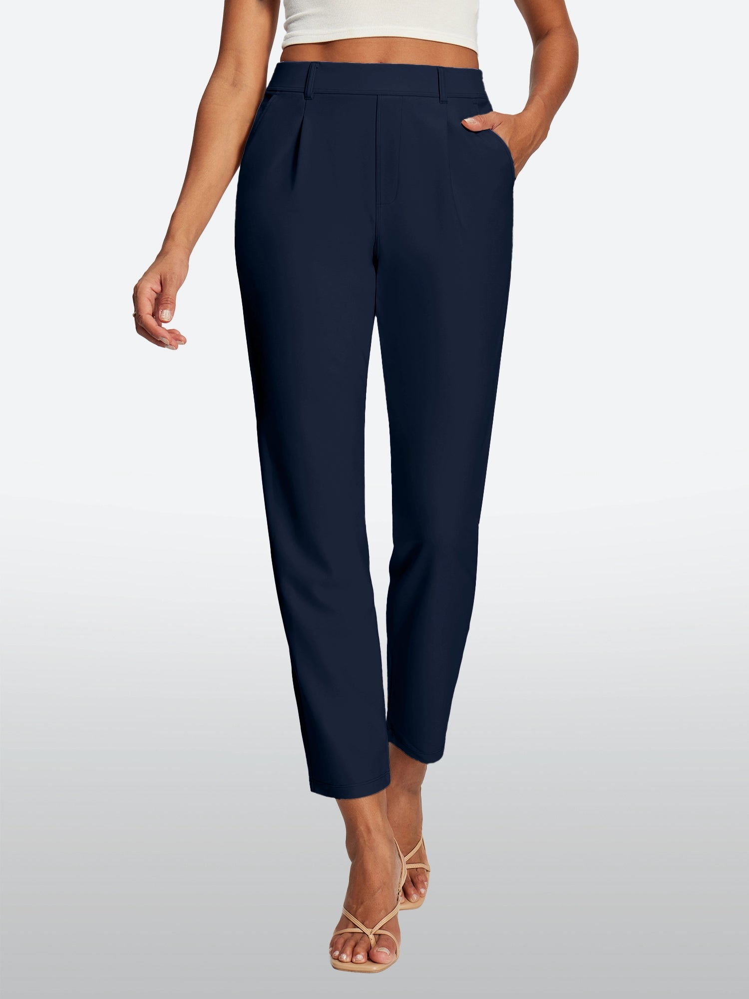 IUGA Stretch Comfy Skinny Leg Work Casual Pants