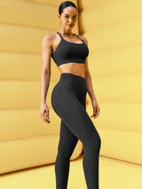 IUGA ButterLab® High-Waist Scrunch Butt No Front Seam Leggings With Pockets