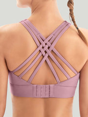 IUGA Supcream High Impact Padded Sports Bra pink