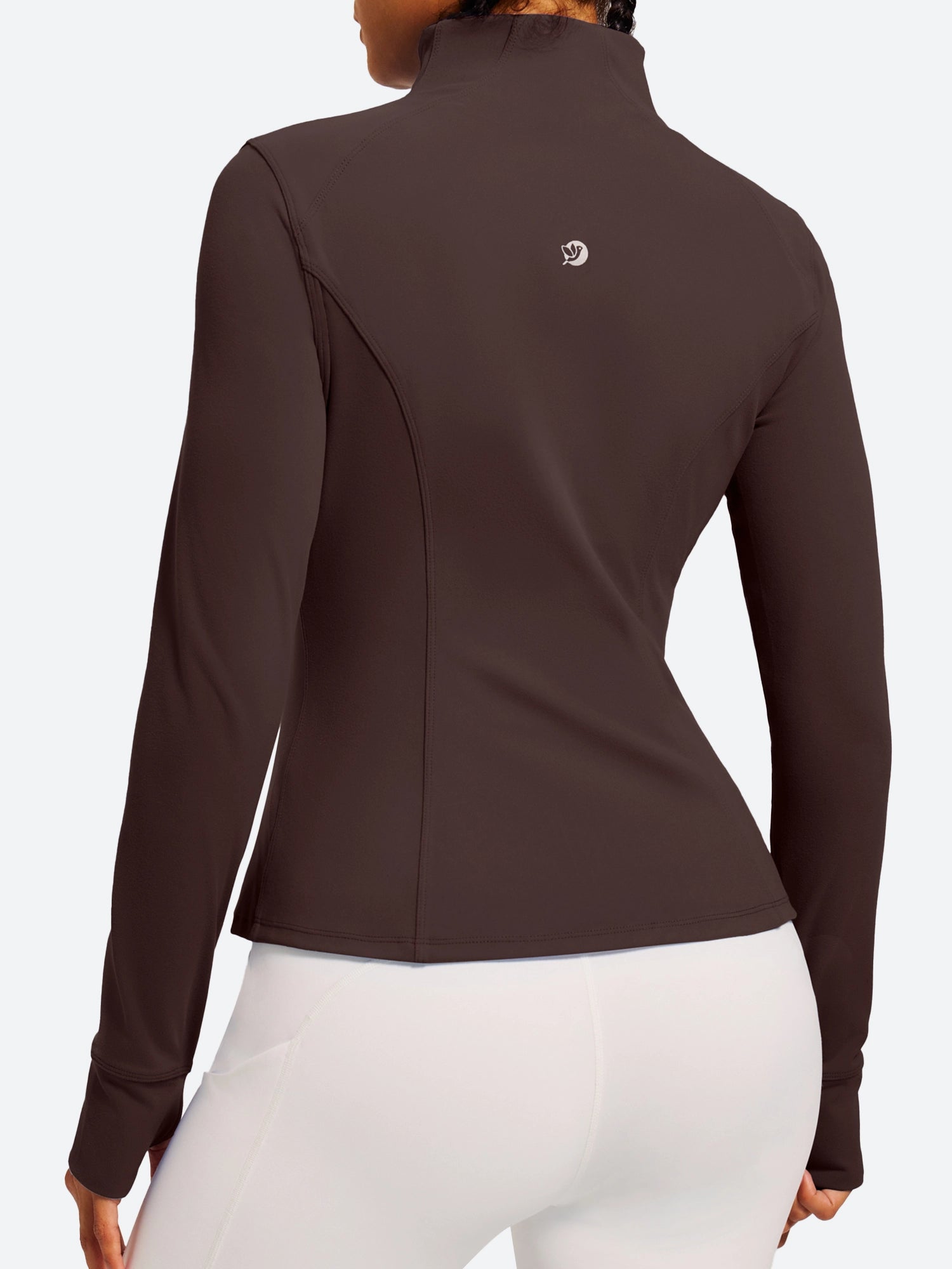 IUGA FlexTight Full Zip Lightweight Running Track Jacket With Thumbholes