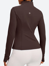 IUGA FlexTight Full Zip Lightweight Running Track Jacket With Thumbholes
