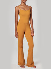 IUGA Flare Jumpsuits for Women with Built-in Bra