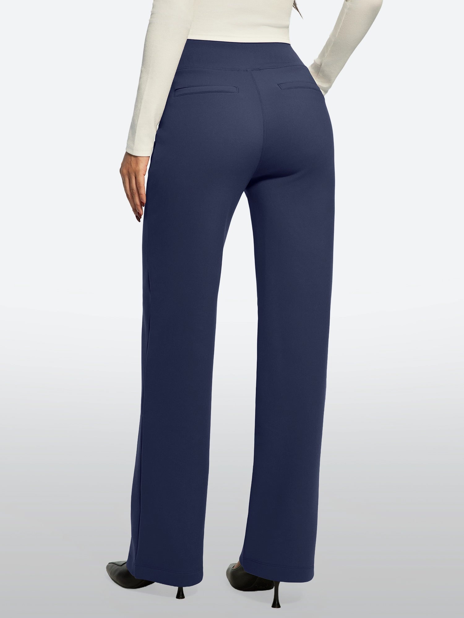 IUGA Fleece Lined Wide Leg Yoga Pants With Pockets | Affordable Yoga Leggings & Activewear by IUGA