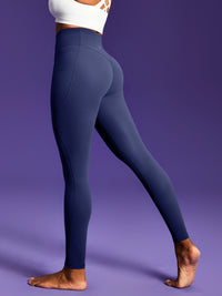 IUGA PowerTight Sandwich Scrunch Butt Lifting No Front Seam Compression Leggings With Pockets | Affordable Yoga Leggings & Activewear by IUGA