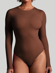 IUGA BUTTERLAB™ Long Sleeve Crew Neck Bodysuits for Women