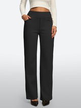 IUGA Fleece Lined Wide Leg Yoga Pants With Pockets | Affordable Yoga Leggings & Activewear by IUGA