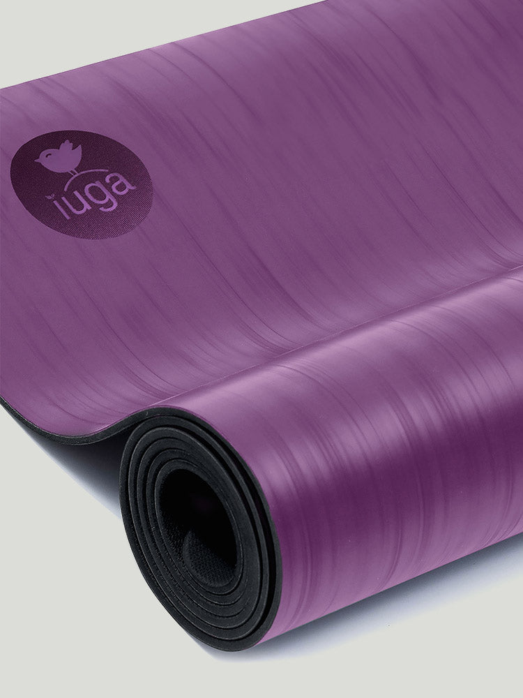 IUGA Eco Friendly Non Slip PU Yoga Mat For Hot Yoga purple
