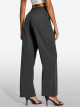 IUGA High-Waisted Waffle Work Pants