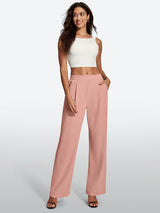 IUGA High-Waisted Waffle Work Pants