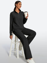 IUGA 2 Piece Outfits Wide Leg Pants Lounge Set