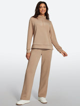 IUGA 2 Piece Outfits Wide Leg Pants Lounge Set