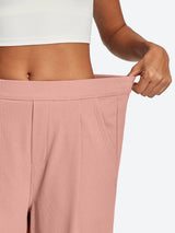 IUGA High-Waisted Waffle Work Pants