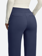 IUGA Fleece Lined Wide Leg Yoga Pants With Pockets | Affordable Yoga Leggings & Activewear by IUGA