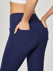 KINPLE Bootcut Yoga Pants with Pockets for Women High Waist Workout Bootleg Pants  Tummy Control, 2 Pockets Work Pants for Women 