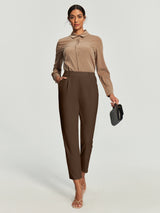 IUGA Stretch Comfy Skinny Leg Work Casual Pants