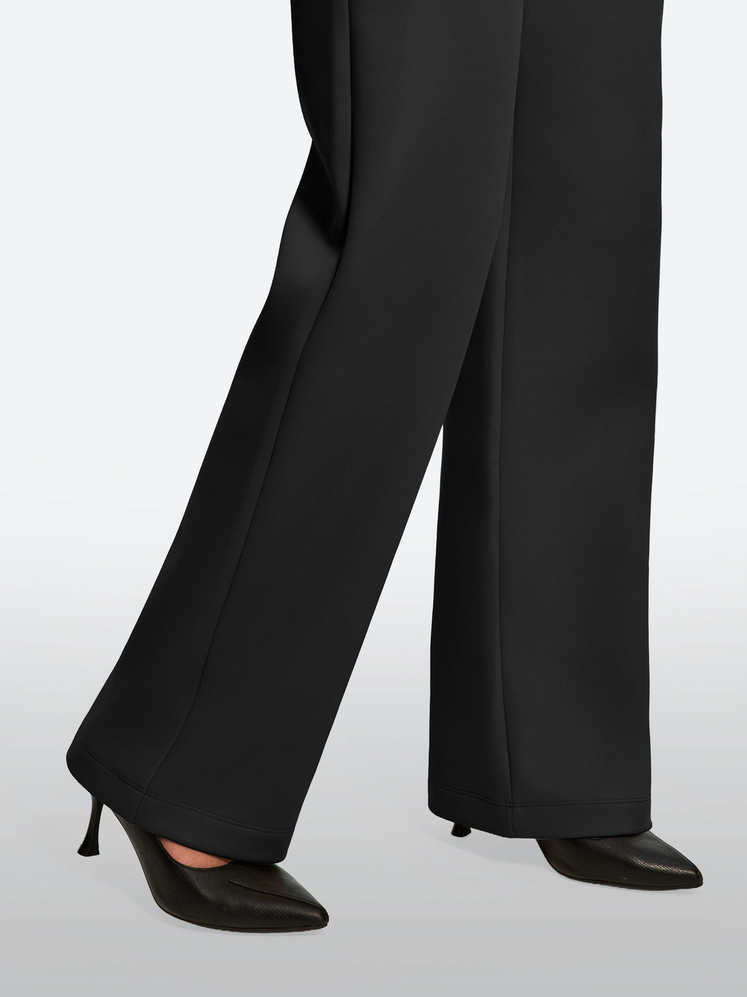 IUGA Fleece Lined Wide Leg Yoga Pants With Pockets | Affordable Yoga Leggings & Activewear by IUGA