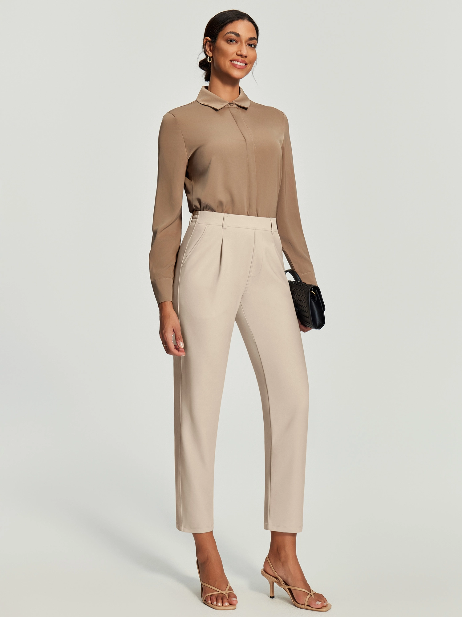 IUGA Stretch Comfy Skinny Leg Work Casual Pants