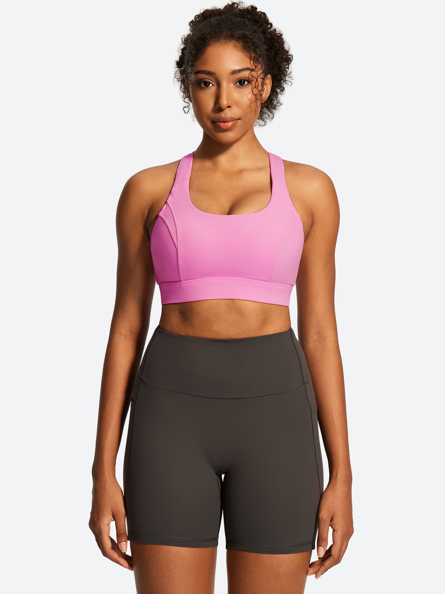IUGA High Impact Adjustable Criss Cross Back Sports Bra | Affordable Yoga Leggings & Activewear by IUGA