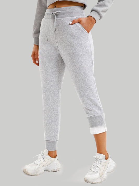 IUGA Fleece Lined Sweatpants with Pockets