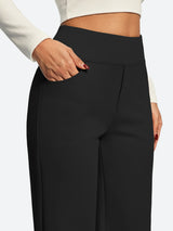 IUGA Fleece Lined Wide Leg Yoga Pants With Pockets | Affordable Yoga Leggings & Activewear by IUGA