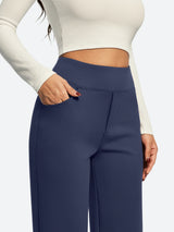 IUGA Fleece Lined Wide Leg Yoga Pants With Pockets | Affordable Yoga Leggings & Activewear by IUGA