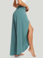 IUGA High Split Quick Dry Flowy Pants for Women green