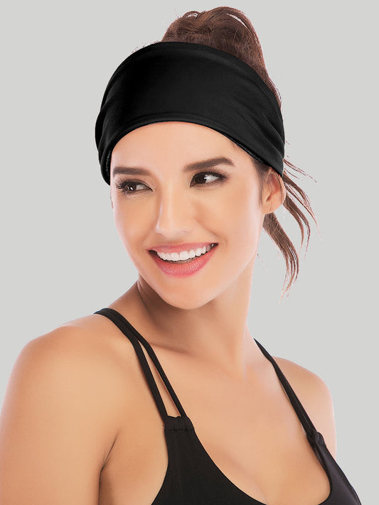 IUGA Adjustable Headbands for Women black