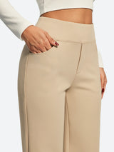 IUGA Fleece Lined Wide Leg Yoga Pants With Pockets | Affordable Yoga Leggings & Activewear by IUGA