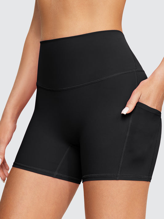 IUGA ButterLAB™ 4'' No Front Seam Biker Shorts With Pockets