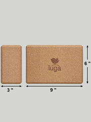 IUGA yoga blocks cork size