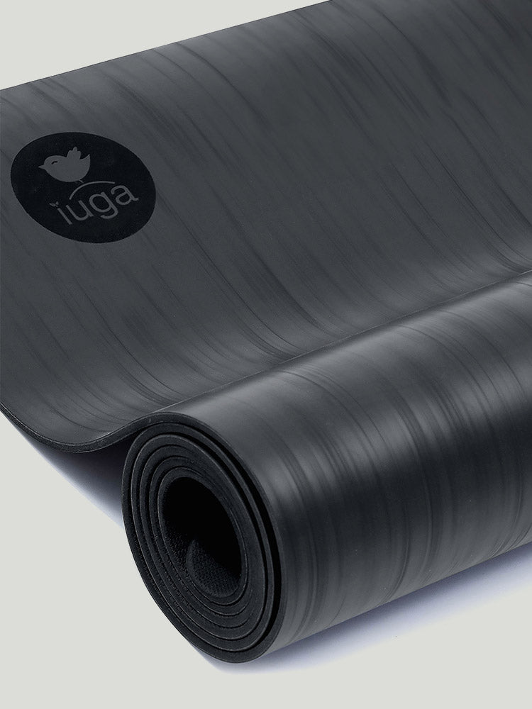 IUGA Eco Friendly Non Slip PU Yoga Mat For Hot Yoga black