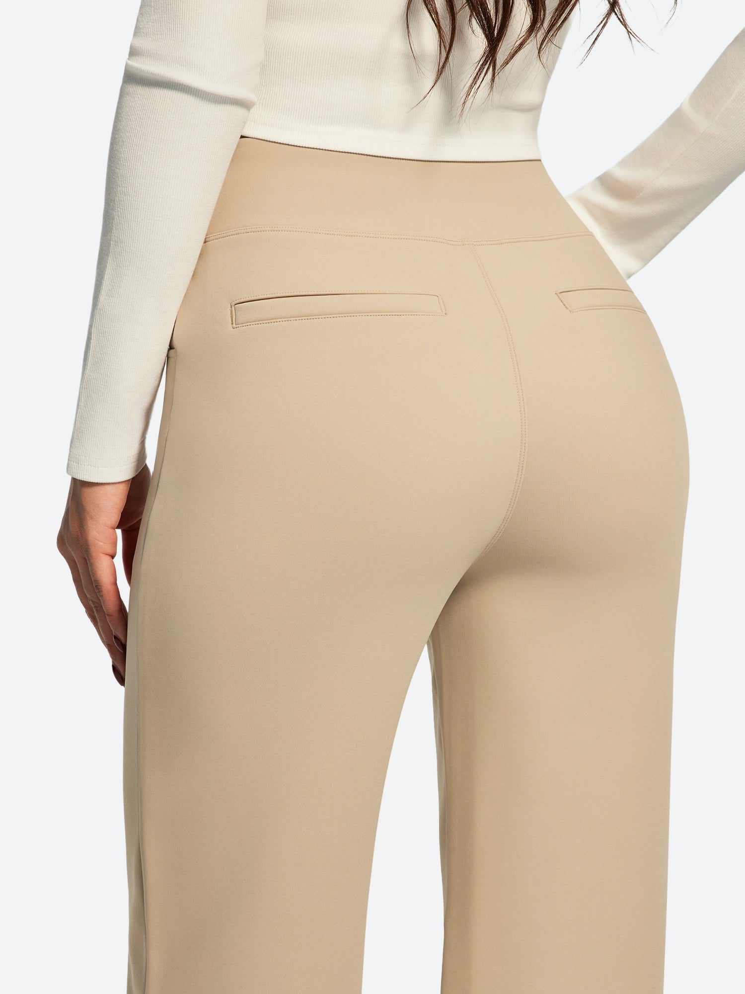 IUGA Fleece Lined Wide Leg Yoga Pants With Pockets | Affordable Yoga Leggings & Activewear by IUGA