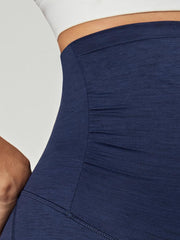IUGA Maternity Shorts Over The Belly With Pockets-Navy