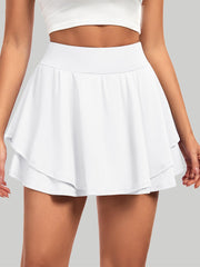 IUGA High Waisted Tennis Skirts With Pockets white