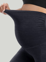 IUGA Supcream Buttery-soft Maternity Legging With Pockets-Charcoal