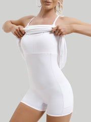 IUGA Tennis Dress With Built-in Bras & Shorts white